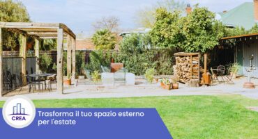 trasformare spazi esterni casa estate